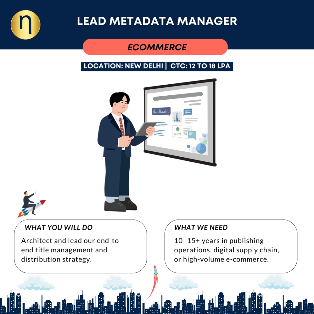 We are seeking a Senior Manager Digital Supply Chain & Metadata with 10–15+ years in publishing operations for a global publishing house