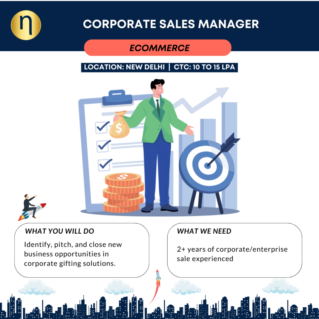 We are seeking a Corporate Sales Manager with 2+ years of corporate/enterprise sale experienced for a Global Publishing House