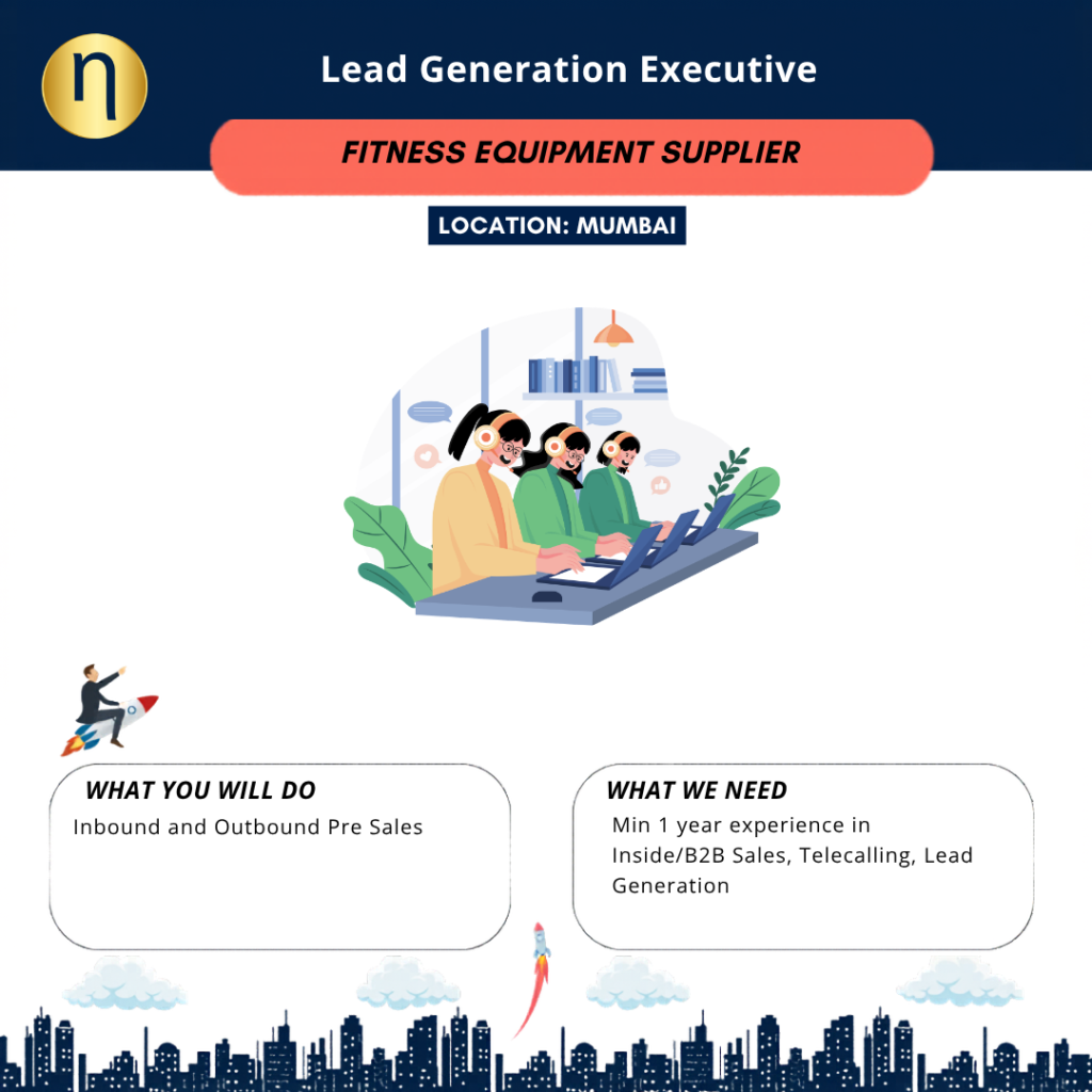 Day Shift Jobs at Mumbai. Lead Generation Executive for high ticket pre sales. CTC: 2.4 to 3.6 LPA. Need min 1 year experience. 